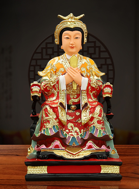12寸16寸汉白玉新款泰山娘娘神像