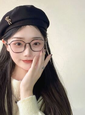 日系复古洋气贝雷帽显脸小韩系休闲百搭卡通小熊秋冬亲子蓓蕾帽女