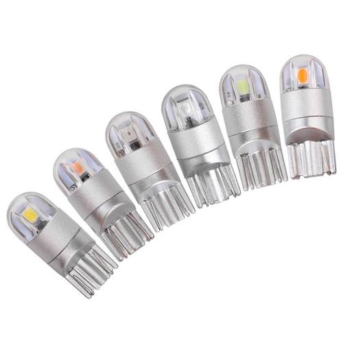 12v踏板摩托车仪表灯W5W改装鬼火雾灯转向灯示宽灯 LED插泡T10 - 图3