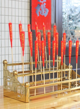 寺庙不锈钢烛台插竹签蜡烛台佛堂