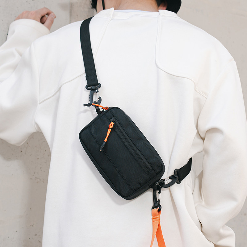 考度拉弹道尼龙手拿斜挎小方包手机收纳轻便卡片相机背包单肩包男,淘宝优惠券,粉丝福利购,淘宝优惠卷
