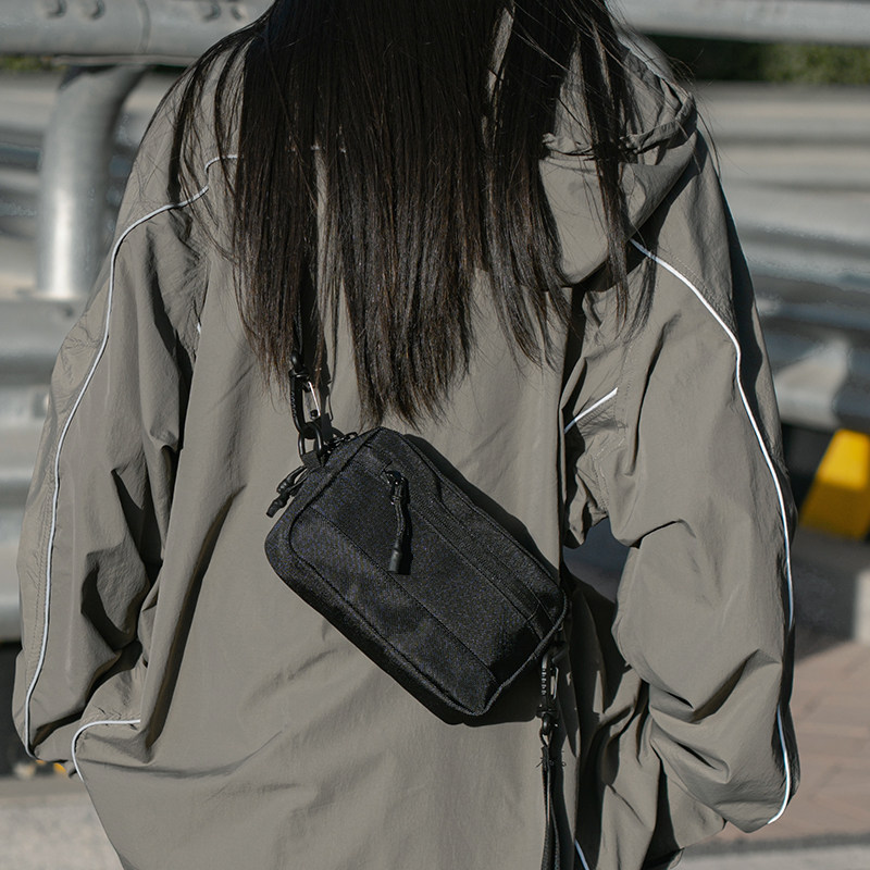 考度拉弹道尼龙手拿斜挎小方包手机收纳轻便卡片相机背包单肩包男,淘宝优惠券,粉丝福利购,淘宝优惠卷