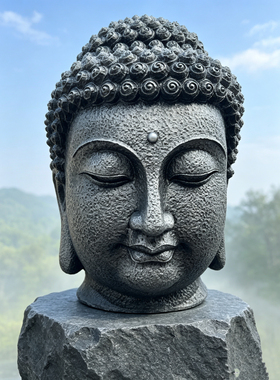 新中式复古禅意树脂桌面摆件