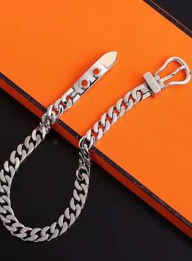 欧美灭世混搭皮带链条