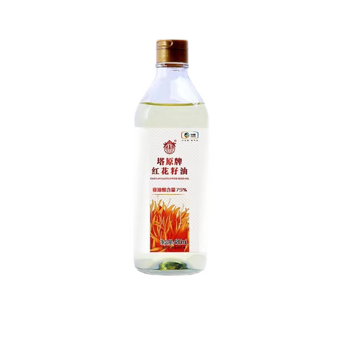 【口服款】新疆中粮塔原牌食用红花籽油食用油480ml中老年健康 - 图2