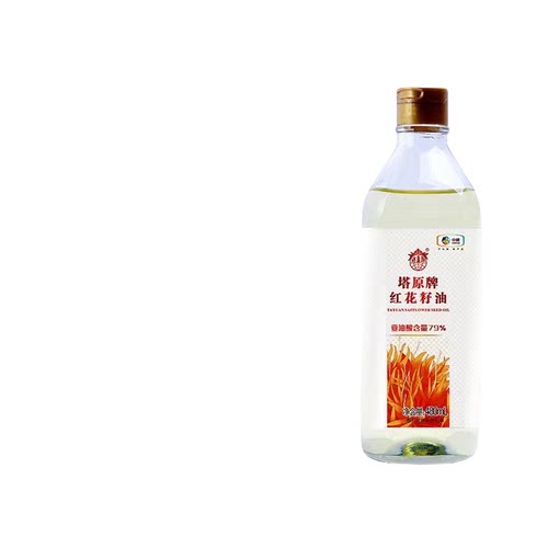 【口服款】新疆中粮塔原牌食用红花籽油食用油480ml中老年健康 - 图3