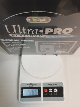 ຫນ້າບັດ Ultra Pro, ໂປ່ງໃສ 9 ເຟຣມ, ນໍາເຂົ້າຈາກສະຫະລັດ, ປື້ມບັນທຶກບັດວ່າງ, Magic: The Gathering PTCG Platinum Edition
