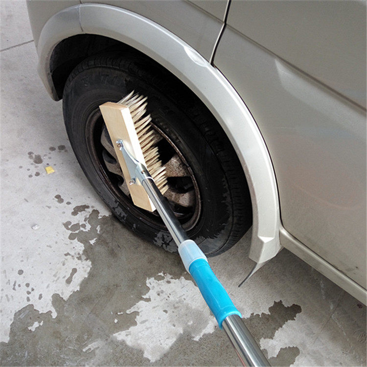 长柄伸缩杆猪鬃洗车刷子擦车拖把水刷汽车刷车工具毛刷软毛洗车刷,淘宝优惠券,粉丝福利购,淘宝优惠卷