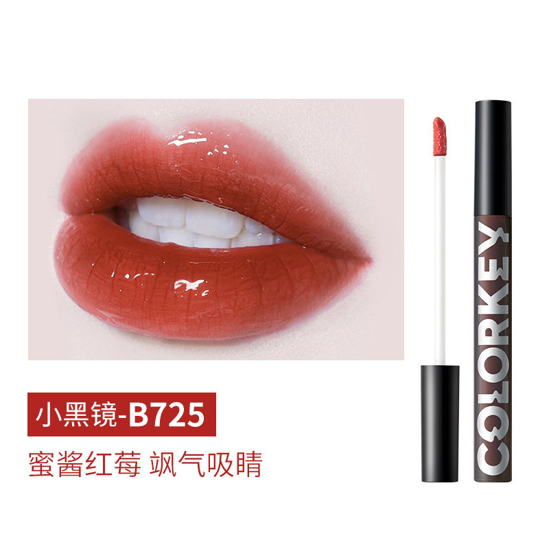 colorkey珂拉琪黑缎唇釉女唇彩哑光口红平价学生柯拉琪clolorkey_虎窝淘