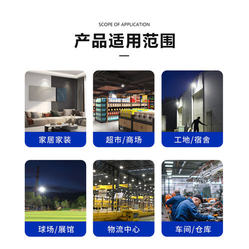 新款长条灯LED灯泡水晶灯E27家用白光节能灯螺纹一体化长条三色灯 - 图2