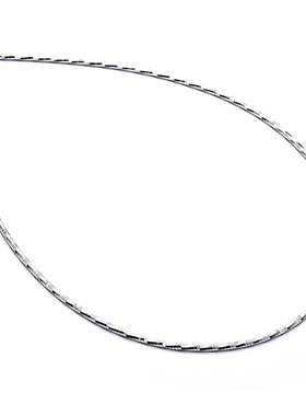 项圈镭射纯银定型弹力