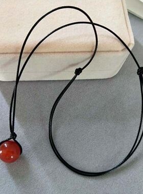 新款情侣转运珠项链简约大气时尚潮流气质百搭项饰手工男女送朋友