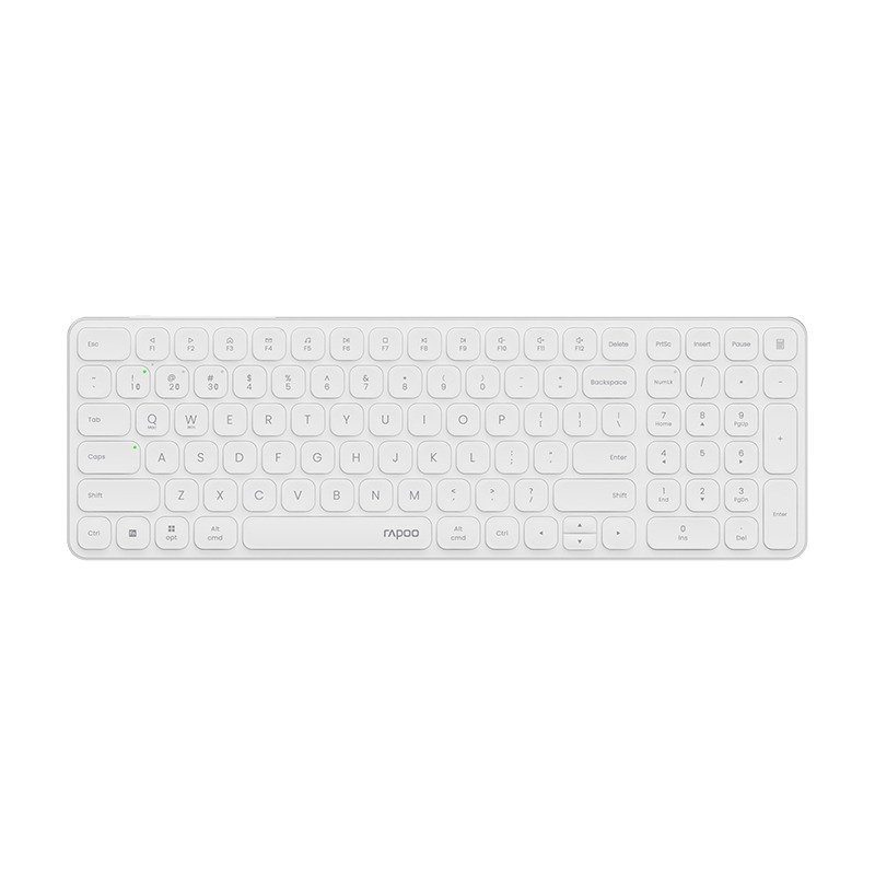 雷柏E9350L可充电双模无线蓝牙ipad键盘金属款外接笔记本电脑手机 - 图2