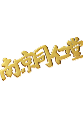私人定制英文名字钛钢情侣胸针