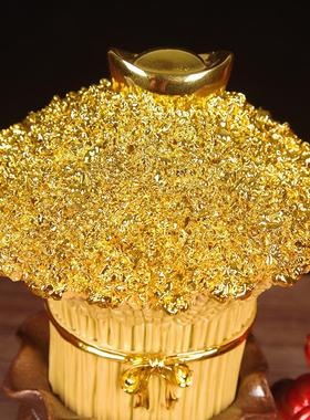 一定大卖招财貔貅开业摆件店铺公司送礼大麦工艺品前台收银台装饰