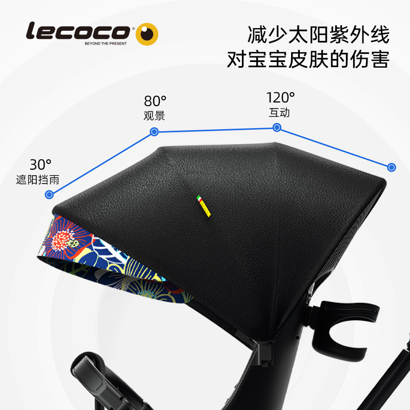 lecoco乐卡儿童溜娃神器轻便三轮车 lecoco三轮车