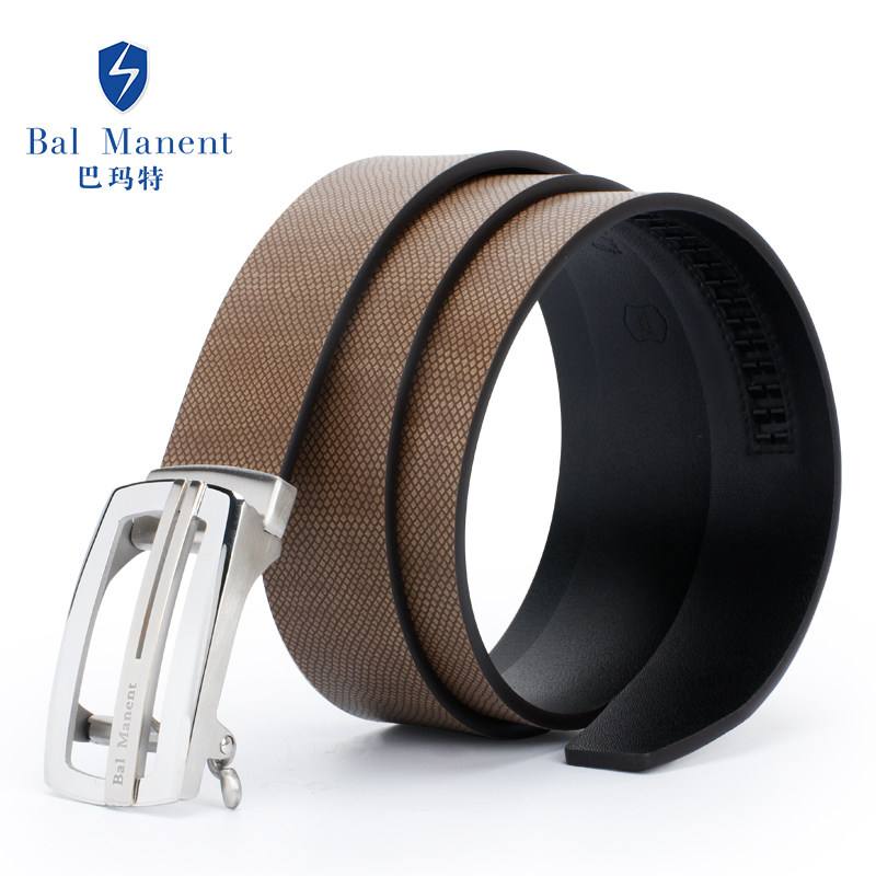巴玛特真皮手工潮年轻人高档皮带 巴玛特腰带/皮带/腰链