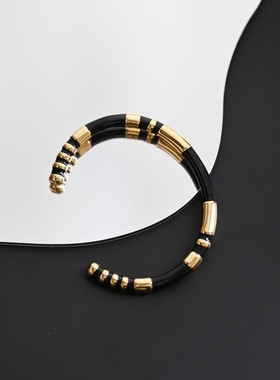 僵硬猫法式女黄铜竹节