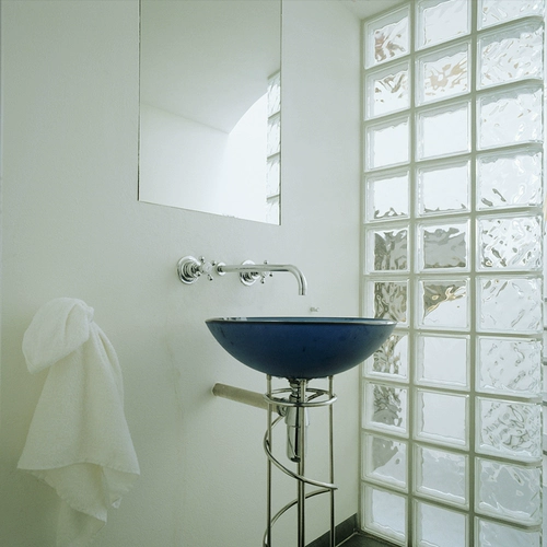 Облачный стеклянный кирпичный туалетный ливень настенный бар арт экран фон фон задняя страница Light Brick 14,5*14,5*8