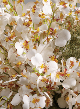 鲲屿新中式陶瓷仿真花大型摆件