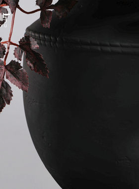 鲲屿设计师复古圆桌花艺摆件