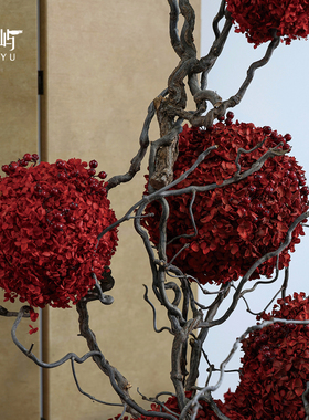 鲲屿高品质绣球永生花摆件