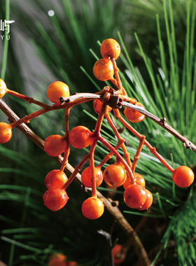 鲲屿新中式松针花艺摆件