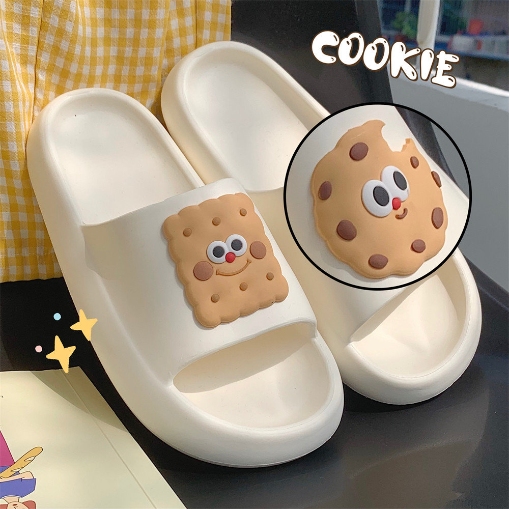 细细条 可爱趣味饼干情侣拖鞋踩屎感eva防滑居家用夏季凉拖鞋男女,淘宝优惠券,粉丝福利购,淘宝优惠卷