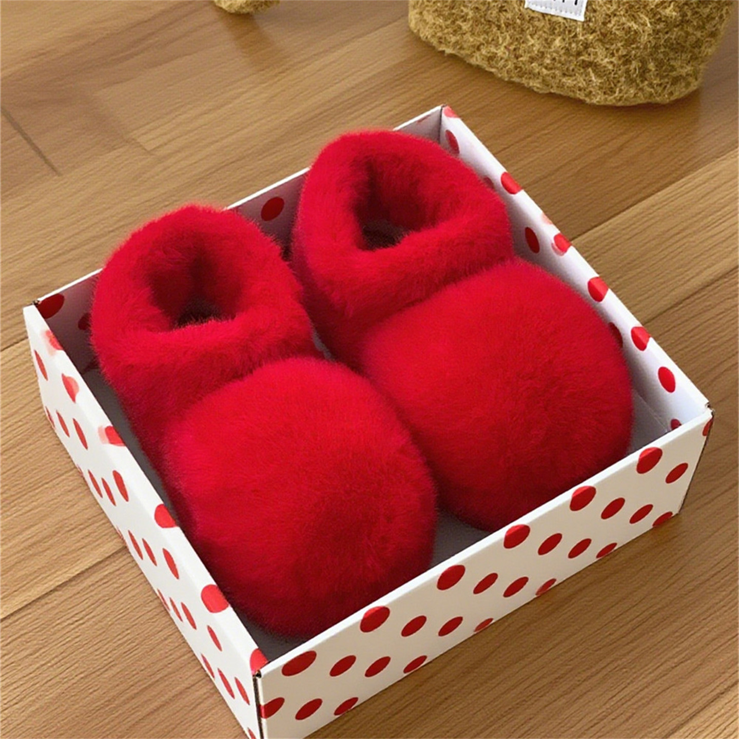 细细条 冬天外穿保暖防滑毛毛靴子趣味居家ins可爱大头短筒棉鞋女,淘宝优惠券,粉丝福利购,淘宝优惠卷