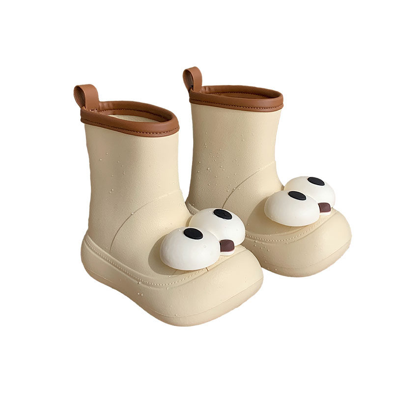 细细条 可爱儿童雨鞋男童女童防滑中筒水鞋亲子外穿防水胶鞋雨靴,淘宝优惠券,粉丝福利购,淘宝优惠卷