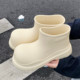 Slim strips of fashionable casual and versatile thick-soled water boots