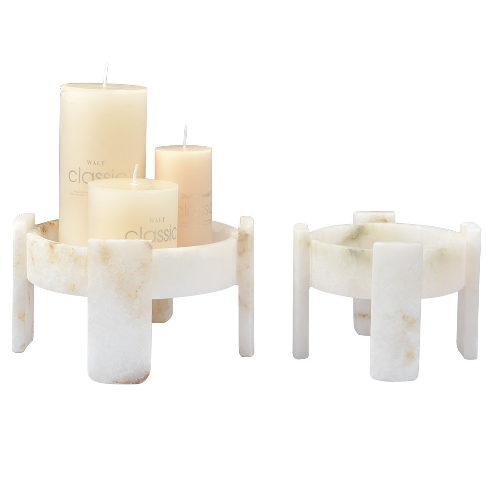现代轻奢大理石烛台摆件简约客厅餐桌装饰品创意浪漫蜡烛托盘礼物,淘宝优惠券,粉丝福利购,淘宝优惠卷