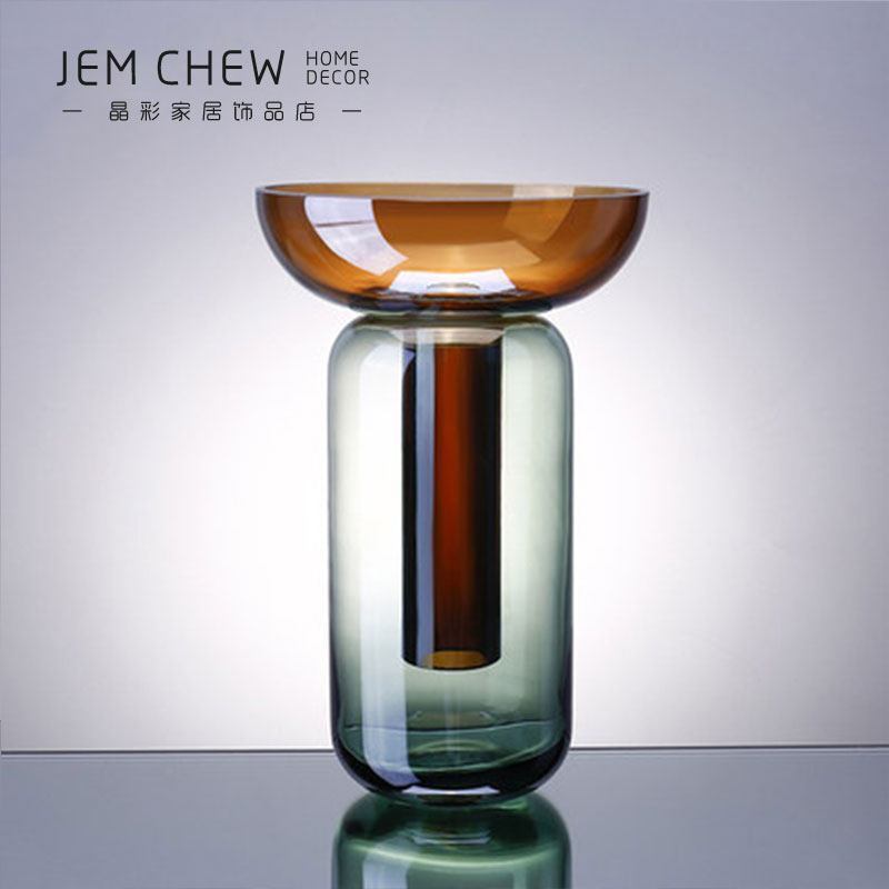 创意摆件新年礼物轻奢北欧花瓶果盘样板房彩色软装饰品客厅家居,淘宝优惠券,粉丝福利购,淘宝优惠卷