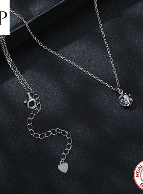 锦河畔淡蓝莫桑石项链