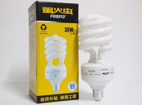 萤火虫节能灯螺旋型 5W14W24W35W45W60W螺口E27白光 满10送1 - 图3