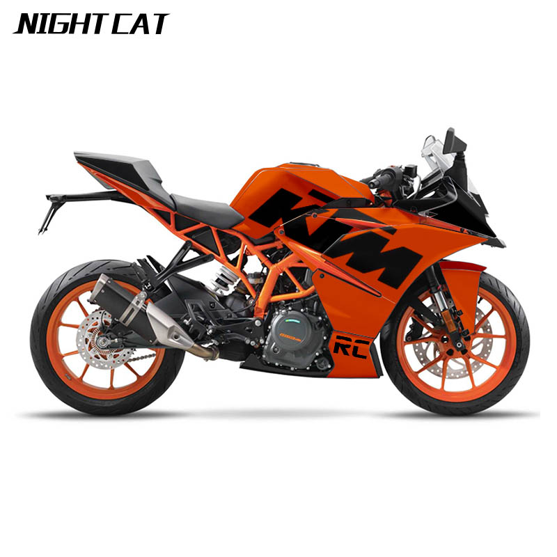 适用KTM RC390改装全车贴花车身贴纸版花版画KTM390车贴可定制 - 图2