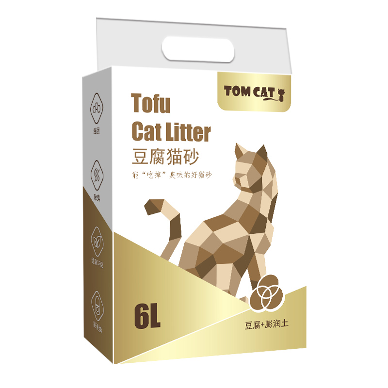 猫砂豆腐猫砂混合砂6L膨润土猫沙吸水2.5KG非10公斤20斤猫咪用品 - 图3