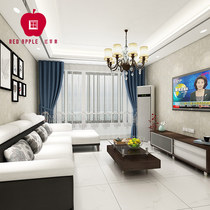 Red Apple Furniture Living-room Package Modern Minima Sofa Tea Table TV Cabinet Combo Small Family Type Package Combo