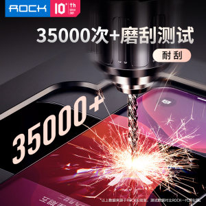 Rock苹果11钢化膜iPhone11ProMax全屏覆盖11MaxPro手机贴膜iPhoneX保护X防偷窥XR玻璃XS防尘Por全包防摔抗摔g