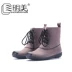 Sanmingmeizhong ống sinh viên cao cấp vành đai mưa giày nữ không thấm nước chống trượt mưa giày da lộn giày nữ f1788 - Rainshoes