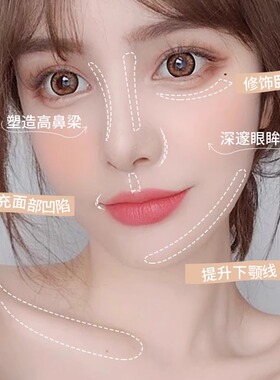 高光侧影提亮脸部泪沟自然液体