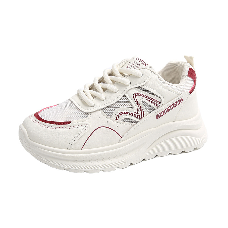 厚底轻便老爹鞋25新款夏季网面时尚休闲运动鞋不累脚百搭跑步鞋 - 图3