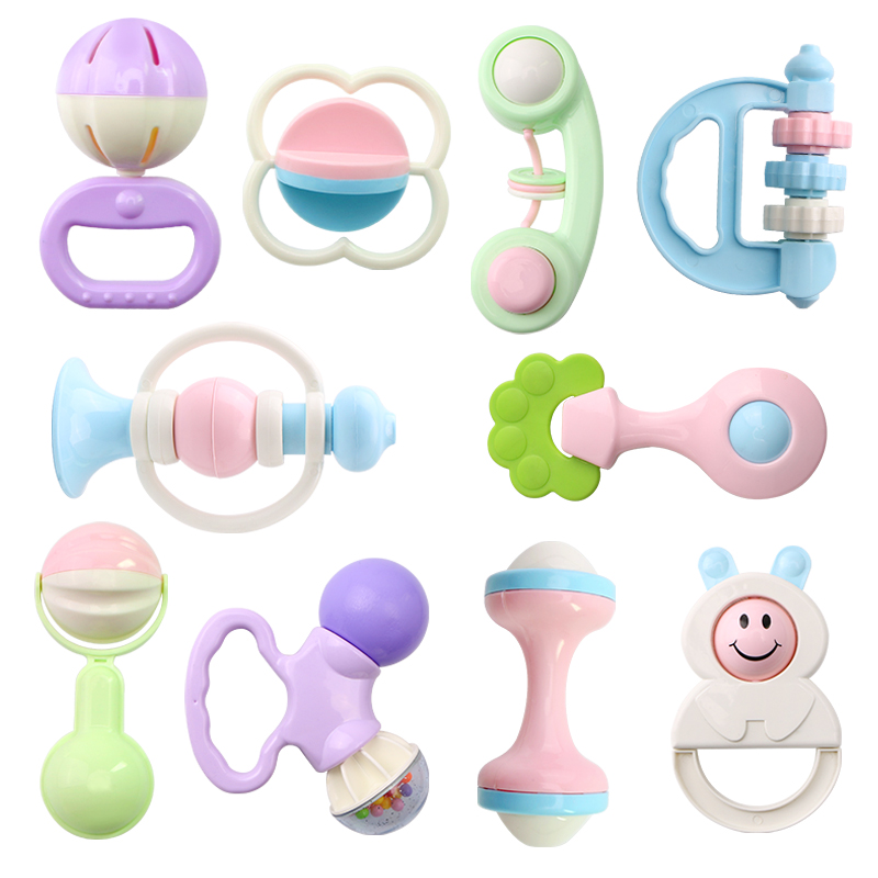 宝宝玩具摇铃婴儿0-1岁3-6-12个月男孩女孩益