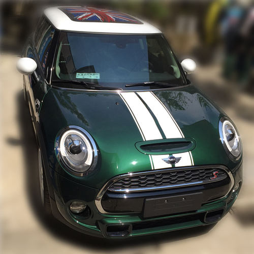 包邮迷你mini cooper R60 F54 F55 F56车贴拉花机盖车身拉花贴纸 - 图1