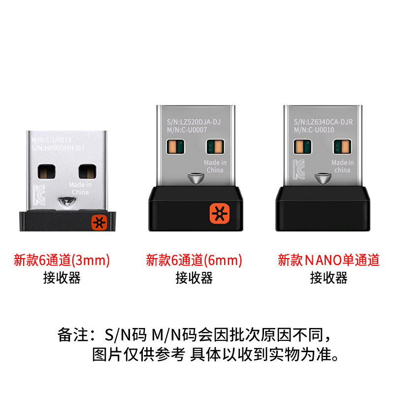 罗技优联无线鼠标键盘接收器m215m280m330mk275mk260 - 图0