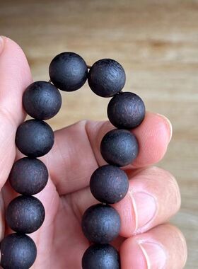 精品降真香手串10mm单圈男女款奇楠佛珠手链文玩木珠礼品