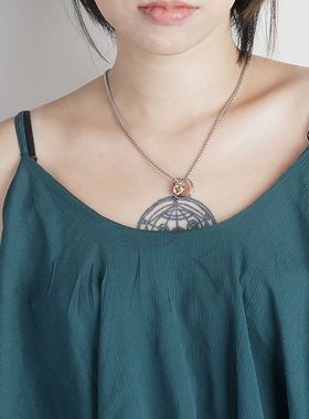 钛钢吊坠项链配饰挂件情侣礼物