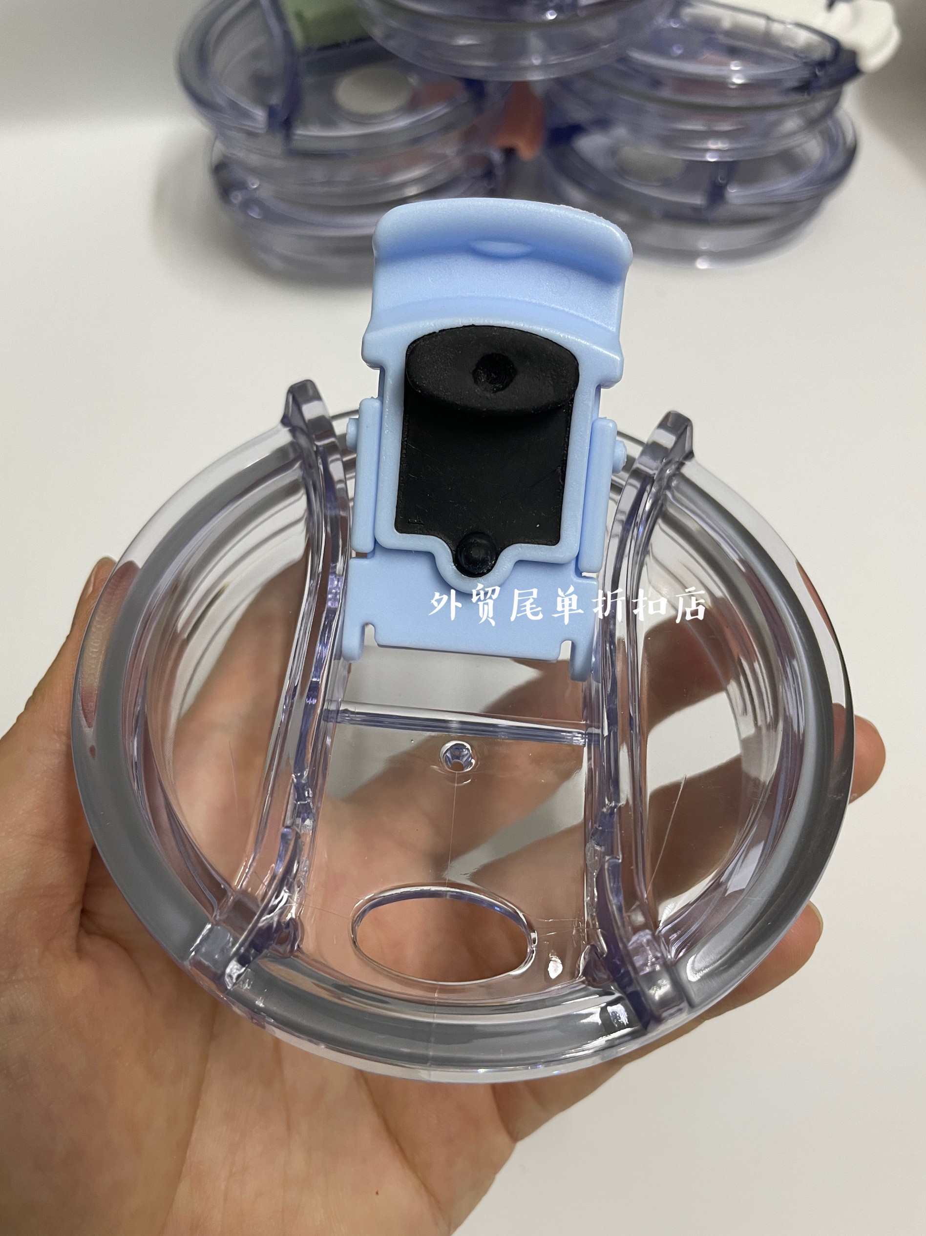 适配史丹利Stanley591ml拎拎杯密封防漏杯盖保温杯配件双饮锁盖 - 图0