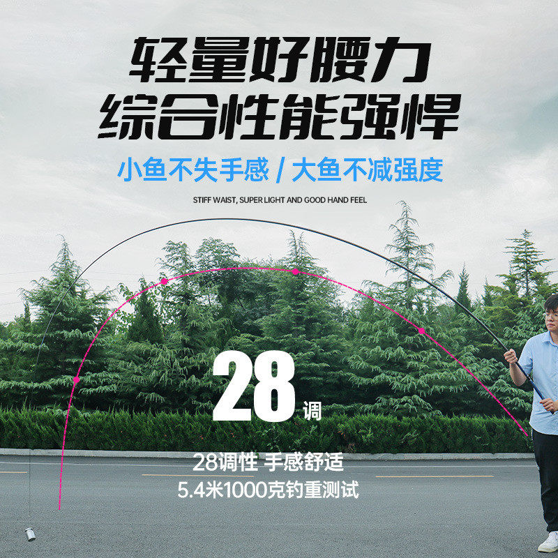 光威超细峰碳素超轻超硬28调鱼竿手杆台钓竿钓鱼竿鲫鲤鱼4.5.4米,淘宝优惠券,粉丝福利购,淘宝优惠卷