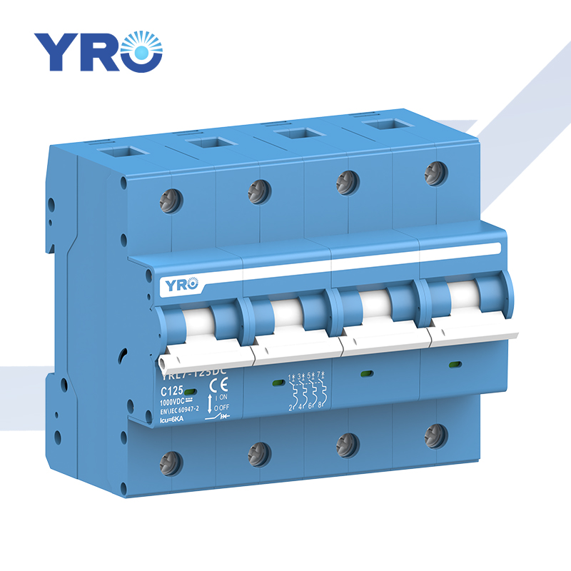 厂家光伏1000V空气开关4P125A空气开关直流小型断路器YRL7-125DC-图0